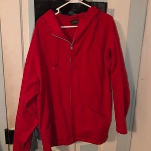 Vintage JCrew cloth zip up jacket